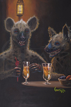 Michael Godard  Michael Godard  2 Hyenas Walk into a Bar (AP)